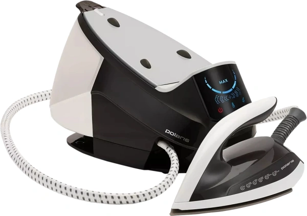 Парогенератор Polaris PSS 9090K Turbo Steam 2600Вт белый/коричневый