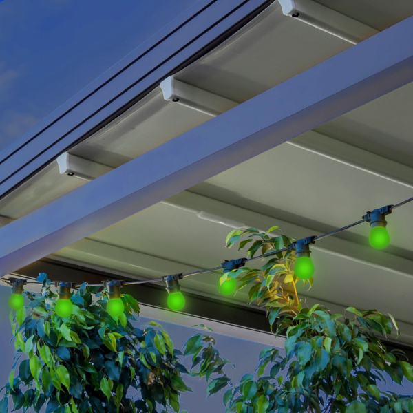 Гирлянда Gauss HL061 белт-лайт шарики 10лам. дл.8м