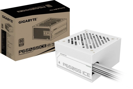 Блок питания Gigabyte ATX 650W GP-P650SS ICE 80+ silver (20+4pin) APFC 120mm fan 5xSATA RTL