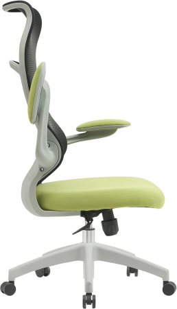 Кресло Cactus CS-GMC505-GYGN черный сиденье салатовый сетка/ткань крестов. пластик пластик серый