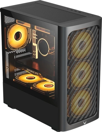 Корпус Formula Air Mesh G3 черный без БП mATX 4x120mm 2x140mm 2xUSB3.0 audio bott PSU
