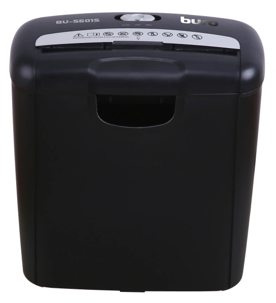 Шредер Buro Home BU-S601S (секр.Р-1) ленты 6лист. 10лтр. пл.карты