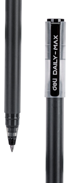 Ручка гелев. Deli Daily Max EG16-BK черный/прозрачный d=0.5мм черн. черн.