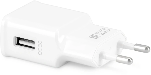 Сетевое зар./устр. Buro TJ-248W QC 3.0 15W 2.4A (QC) USB-A универсальное белый (TJ-248W)