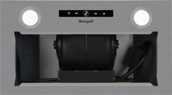 Вытяжка встраиваемая Weissgauff BOX 1200 IX нержавеющая сталь управление: сенсорное (1 мотор)