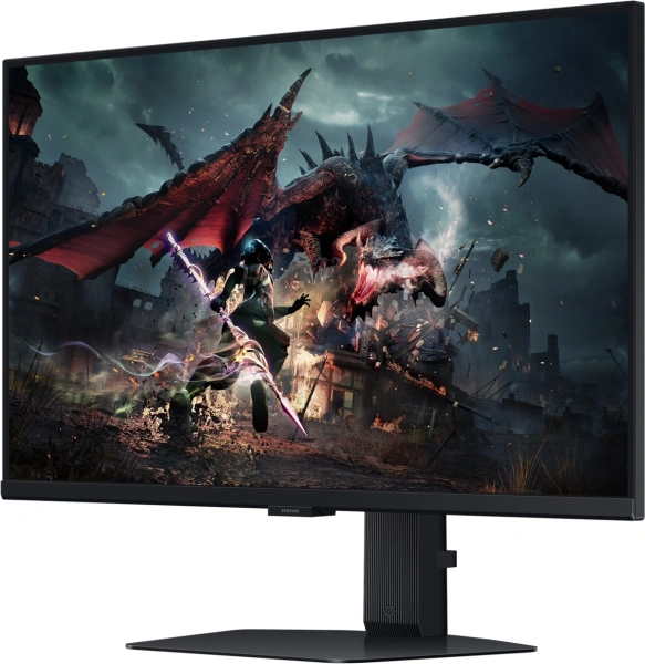 Монитор Samsung 27" Odyssey G5 S27DG500EIXCI черный IPS LED 16:9 HDMI полуматовая HAS Piv 1000:1 350cd 178гр/178гр 2560x1440 180Hz FreeSync DP QHD 6.4кг