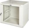 Шкаф коммутационный Lanmaster Pro (TWT-CBWPG-15U-6X4-GY) настенный 15U 600x450мм пер.дв.стекл 60кг серый 350мм 768мм IP20 металл