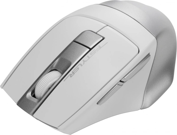 Мышь A4Tech Fstyler FG35S серебристый/белый оптическая 2000dpi silent беспров. USB 5but (FG35S USB SILVER)