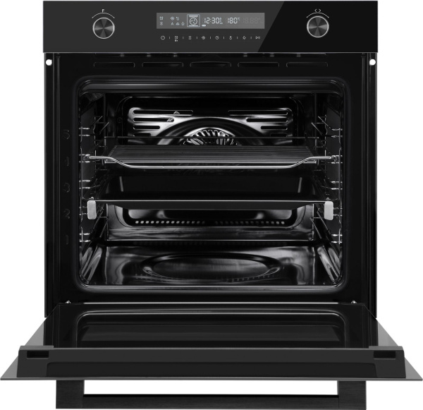 Духовой шкаф Электрический Weissgauff EOM 751 PDB Black Edition черный