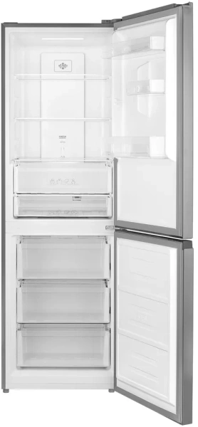 Холодильник Weissgauff WRK 185 Total NoFrost Inverter Inox 2-хкамерн. нержавеющая сталь инвертер