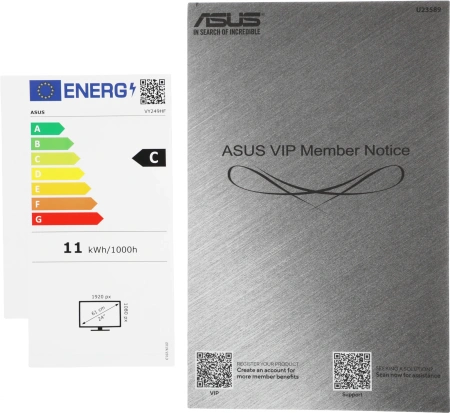 Монитор Asus 23.8" VY249HF IPS FHD чер 1ms HDMI 100Hz 250cd In