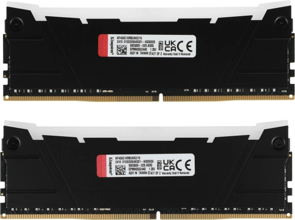 Память DDR4 2x8GB 3600MHz Kingston KF436C16RB2AK2/16 Fury Renegade RGB RTL Gaming PC4-28800 CL16 DIM