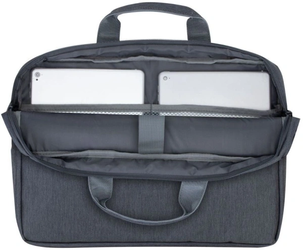 Сумка для ноутбука 15.6" Riva 7532 dark grey темно-серый полиэстер