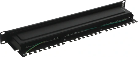 Патч-панель ITK PP24-1UC5ES-D05 19" 1U 24xRJ45 кат.5e STP