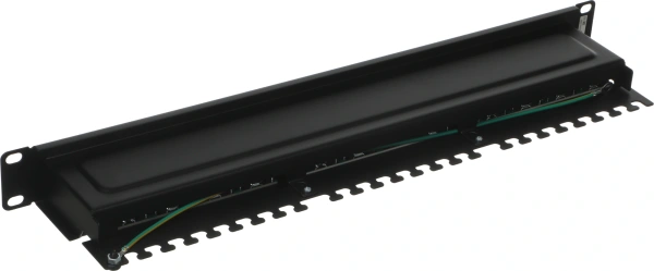 Патч-панель ITK PP24-1UC5ES-D05 19" 1U 24xRJ45 кат.5e STP