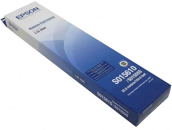 Картридж ленточный Epson S015610 C13S015610BA черный для Epson LQ-690