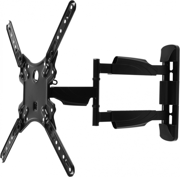 Кронштейн для телевизора Ultramounts UM871 черный 23"-55" макс.35кг настенный поворотно-выдвижной и наклонный