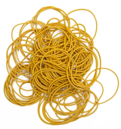 Резинки для купюр Silwerhof 189023 d=60мм 2мм 1000гр натуральный