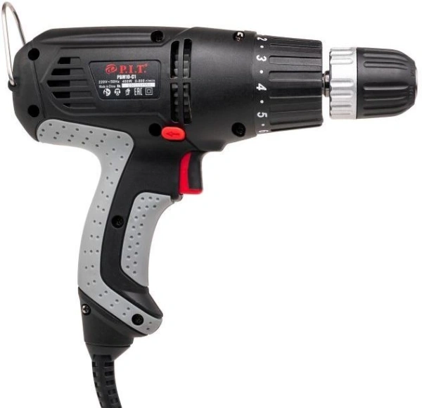 Дрель-шуруповерт P.I.T. PBM10-C 550Вт патрон:быстрозажимной