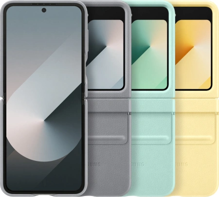 Чехол (клип-кейс) Samsung для Samsung Galaxy Z Flip6 Kindsuit Case Flip 6 (F741) серый (EF-VF741PJEGRU)