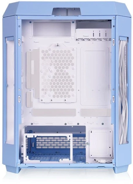 Корпус Thermaltake The Tower 600 Hydrangea голубой без БП ATX 13x120mm 9x140mm 4xUSB3.0 audio bott PSU