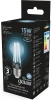 Лампа светодиодная Gauss Filament 102902215 15Вт цок.:E27 груша 220B св.свеч.бел.нейт. (упак.:10шт)