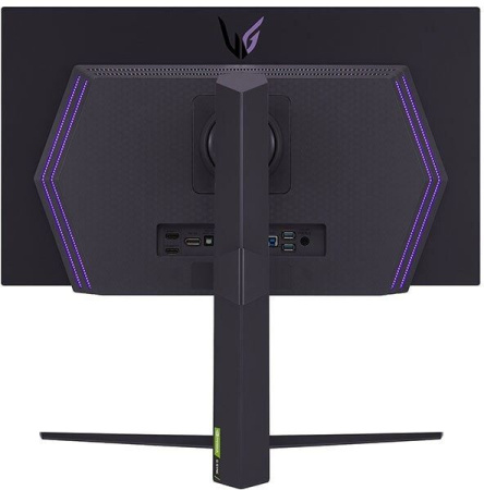 Монитор LG 27" UltraGear 27GR95QE-B черный OLED LED 16:9 HDMI матовая HAS Piv 200cd 178гр/178гр 2560x1440 240Hz G-Sync FreeSync Premium DP QHD USB 7.35кг