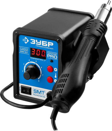 Паяльная станция Зубр 55350 импульсный 650Втмакс.t=500