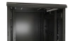 Шкаф серверный Hyperline (TTBR-4262-DD-RAL9004) напольный 42U 600x1200мм пер.дв.перфор.2ств. задн.дв