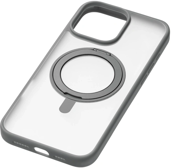 Чехол (клип-кейс) uBear для Apple iPhone 16 Pro Max Clip 360 with MagSafe серый (CS442GR69PRG-I24M)