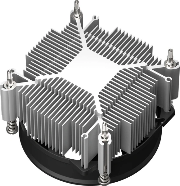 Устройство охлаждения(кулер) PcCooler R95S-I Soc-1200/1700/1851 серебристый/черный 4-pin 31.1dB Al 95W 360gr Ret (R95S-XXNIXX-CL)