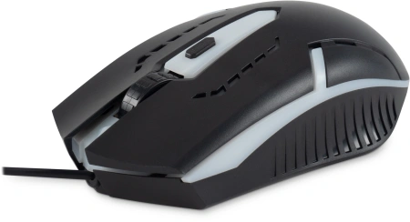 Мышь Оклик 398G черный оптическая (1000dpi) USB (3but)