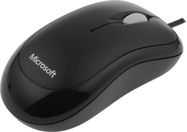 Мышь Microsoft Basic Optical Mouse Black черный оптическая (1000dpi) USB (2but)