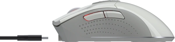 Мышь A4Tech Bloody R90 Plus белый оптическая 5000dpi беспров. USB 7but (R90 PLUS GREUISH WHITE)