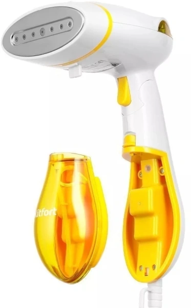 Отпариватель ручной Kitfort КТ-9191-1 1300Вт белый/желтый