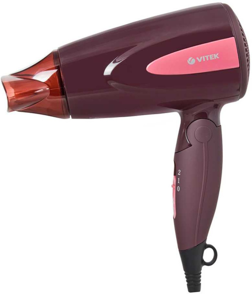 Фен Vitek VT-2261 BN 1300Вт коричневый (2261-VT-02)