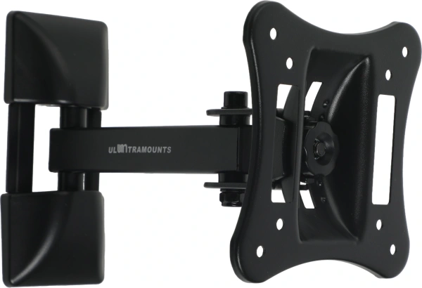 Кронштейн для телевизора Ultramounts UM891 черный 13"-27" макс.15кг настенный поворотно-выдвижной и наклонный