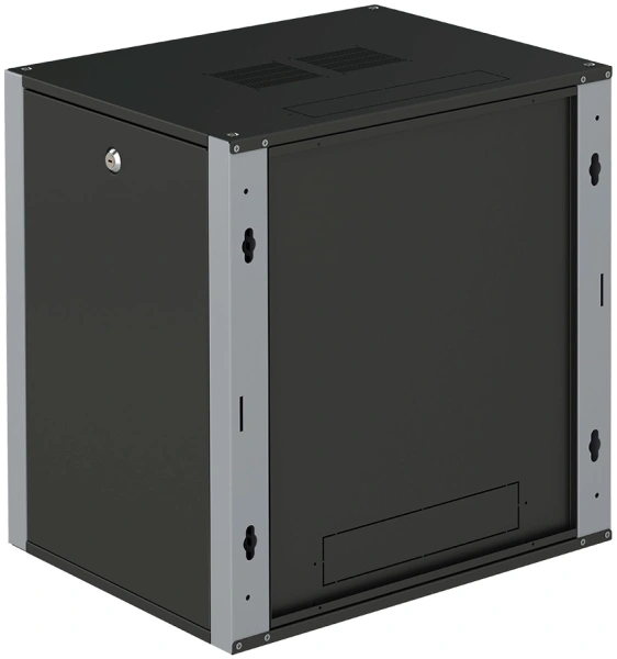 Шкаф коммутационный Sysmatrix (WP 6409.920 ) настенный 9U 600x450мм пер.дв.металл 2 бок.пан. 60кг черный 300мм 17кг 450мм IP20 металл