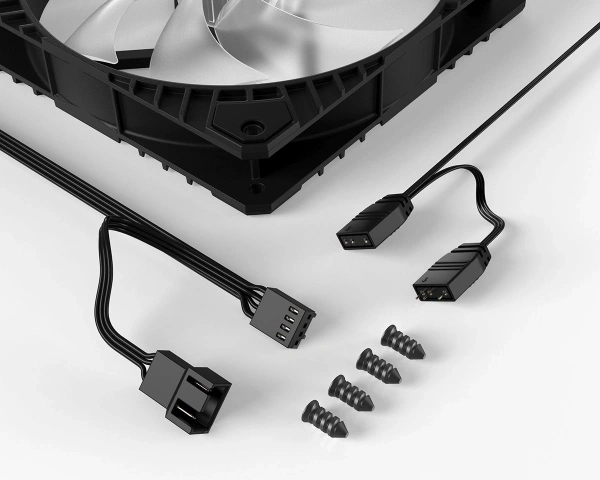 Вентилятор ID-Cooling WF-14025-XT ARGB 140x140x25 4-pin 31.2dB 180gr LED Ret