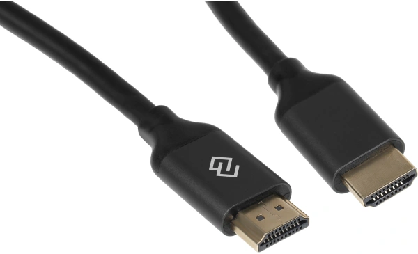Кабель аудио-видео Digma HDMI (m)/HDMI (m) 2м. феррит.кольца позолоч.конт. черный (D-HDMI-V2.1-2M)