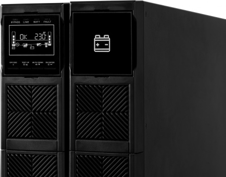Источник бесперебойного питания Systeme Electriс SRV SRVSE6KRTXLI4U 5400Вт 6000ВА черный