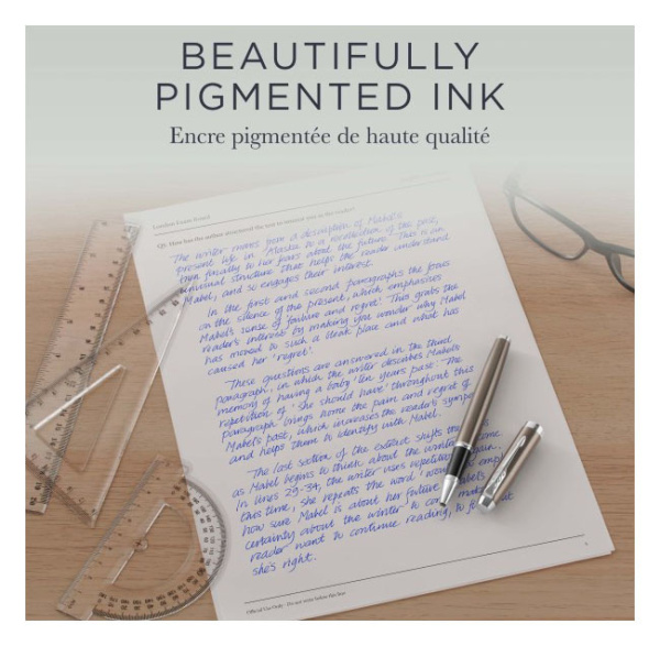 Стержень роллер Parker Quink Z01 (CW1950325) M 0.7мм черные чернила блистер (2шт)