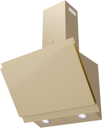 Вытяжка каминная Lex Furia 600 cлоновая кость управление: сенсорное