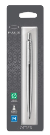 Ручка шариков. Parker Jotter Core K61 (1953205) Stainless Steel CT M син. черн. блистер