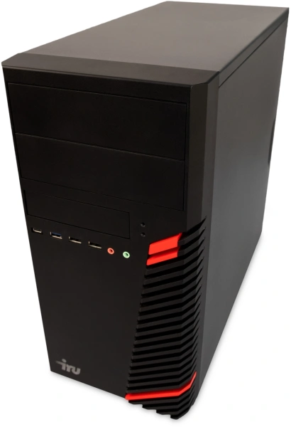 ПК IRU Опал 515 MT i5 10400 (2.9) 8Gb SSD256Gb UHDG 630 Free DOS GbitEth 500W мышь клавиатура черный (2056744)