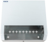 Шкаф коммутационный NTSS (NTSS-SOHO5U) настенный 5U 520x140мм пер.дв.стекл несъемн.бок.пан. 80кг бел