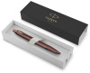 Ручка шариков. Parker IM Monochrome K328 (2190514) Burgundy PVD M чернила син. подар.кор.