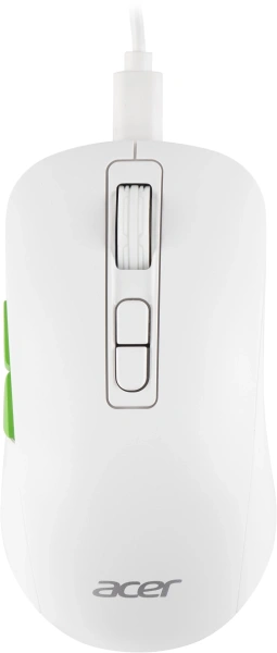 Мышь Acer OMR311 белый оптическая 2400dpi беспров. BT/Radio USB 7but (ZL.MCECC.034)
