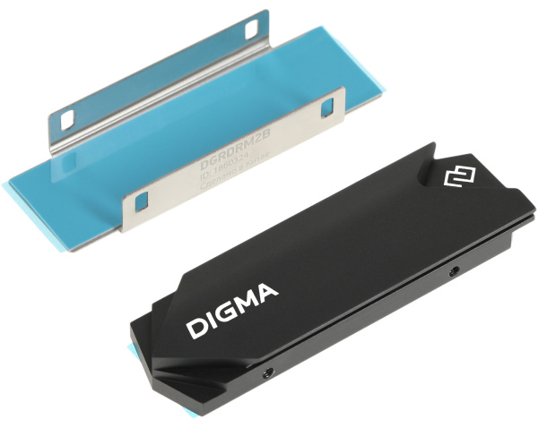 Радиатор для SSD Digma DGRDRM2B металл Ret