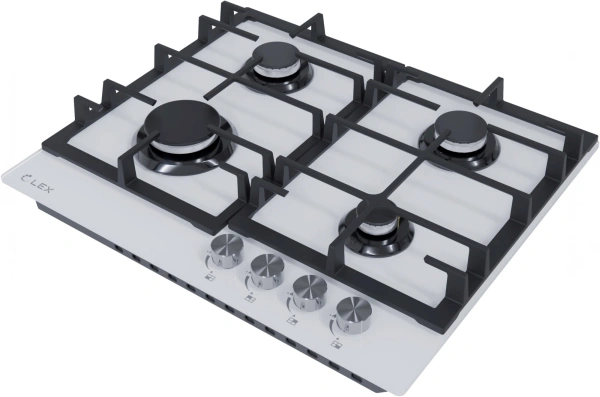 Газовая варочная поверхность Lex GVG 642A WH белый